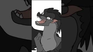 Darkstalker loses his last Braincell| Wings of Fire Animation #wofmeme #wingsoffire