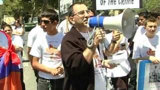 Armenian Genocide Day, April 24 2010 Jerusalem Part 1