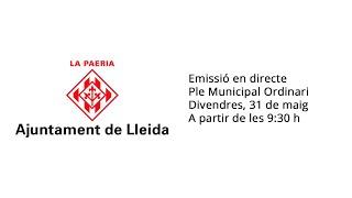 Ple Municipal Ordinari del 31 de maig de 2024