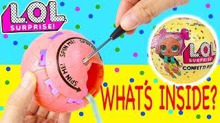 WHAT'S INSIDE a LOL Confetti Pop Surprise Ball? Fake or Real Series 3 | Ellie Sparkles