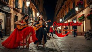 Crimson Guitar in Flamenco Flow | Feel the Rhythm of Passion