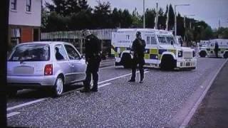 Irish Republican Hoods Riot In Lurgan