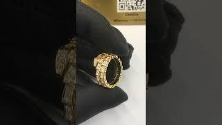 Bvlgari Serpenti Viper Two Coil Snake Ring 18K Yellow Gold Price