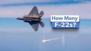 How Many F-22 Raptors Are in Service Today? | Jones Crasto | F-22 Raptor