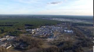 Panorama Over Buildings Near Forest 2 - cutestockfootage.com