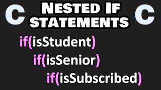 Nested IF STATEMENTS are EASY! ️