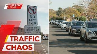 Suburban street blunder causes traffic chaos | A Current Affair