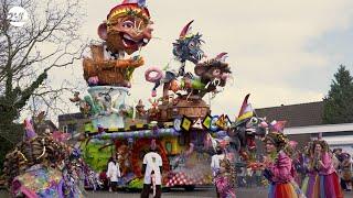 Impressie van de carnavalsoptocht in Sint Jansteen 2025