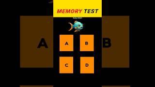 Memory Test | IQ Test | #memorytest #iqtest #shorts #shortfeed