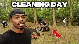 Cleaning The Family Land (HUGE TRANSFORMATION)