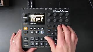 Digitakt Techno: Simple 4 bar composition and sound design walk through (no talking) #digitakt