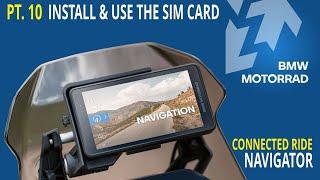 BMW Connected Ride Navigator - Pt.10 Install SIM Card & Configuration