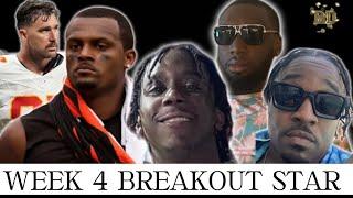 Robby , Rollie & Lou discuss their week 4 breakout star