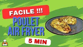 Recette de Poulet Facile et Rapide ️ Délicieux et Prêt en Quelques Minutes ! #airfryer #cuisine