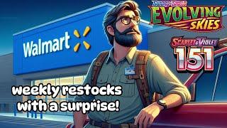 Walmart Pokemon Restock Hunt - 151 Zapdos & Poster Boxes and an E22 Pokeball Tin - Evolving Skies?