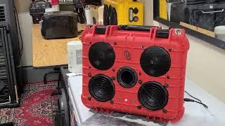 "4x4" DIY made Bluetooth blaster - new woofers, better bass!