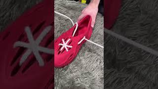 ishowspeed shoes?! Foam Runner Laces Tutorial