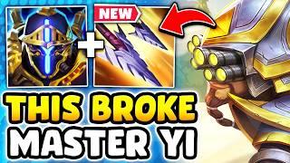 RIOT JUST BROKE MASTER YI FOREVER WITH THIS NEW CRIT ITEM! (THIS WAS MADE FOR YI)