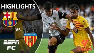 LEWANDOWSKI SHOWED OUT  Valencia vs. Barcelona | LALIGA Highlights | ESPN FC