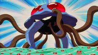 Tentacool evolves into a giant Tentacruel