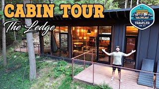 Tour Unique Airbnb Rental Cabin in Hocking Hills, Ohio | The Ledge Cabin at The Lost Cavern