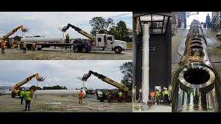 Potter Jane Distilling 39’ Tall Still Go from Flatbed to its New Home in this Time-lapse Video