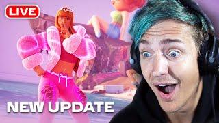  Ninja Dominates the NEW Fortnite Update  - Live