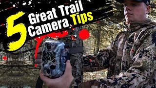 How To Set A Trail Camera | 5 Tips For Beginners