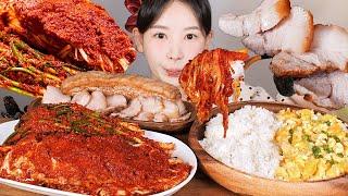 화끈하네선화동매운실비김치, 수육 그리고 흰쌀밥과 새로 찾은 꿀조합까지 먹방 korean spicy kimchi [eating show] mukbang korean food