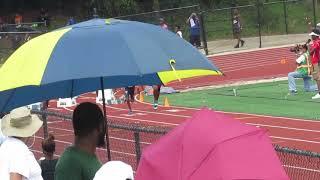 Marc-Anthony Stiff and Noah Gray 100m dash w/12 year olds 05/25/19