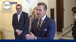 Pete Hegseth meets with GOP senators to fight for nomination after graphic allegations