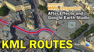 KML in After Effects/Google Earth Studio (FREE script).