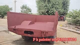 R k painter beenjhvala jila श्री गंगानगर trolley paint sahi ret me trolley paint krvaye ganagnagar