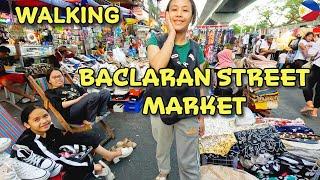 Walking BACLARAN STREET MARKET || This place is GREAT || Paranaque METRO MANILA Philippines || Nice