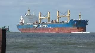 COSCO FENG ZE HAI | CUXHAVEN | SHIPSPOTTING |  WELTSCHIFFFAHRTSWEG