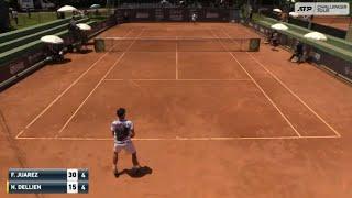 Facundo Juarez (ARG) vs Hugo Dellien (BOL) Florianopolis challenger, QuarterFinal