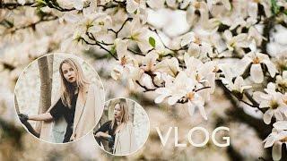 VLOG: Я модель? Весенние цветения, гуляем с Аленой Лобановой | Ольга Дементьева