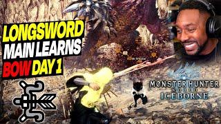 Longsword Main Masters Bow: Day 1 | Ruiner Nergigante - Monster Hunter World Iceborne