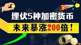 家人们今晚的降息会开启大牛市吗？埋伏5种加密货币未来暴涨200倍！