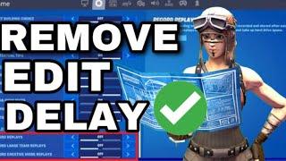 How To Remove Edit Delay On Console / (PS4/XBOX) EDIT FASTER!