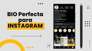 Cómo crear una Biografía Perfecta en Instagram  +12 Tips y trucos 2024