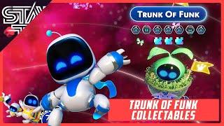 Astro Bot - Trunk of Funk Collectables Locations