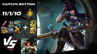 BOTTOM Caitlyn vs Miss Fortune - EU Challenger Patch 25.S2.1