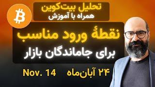 تحلیل بیت‌کوین امروز: نقطۀ ورود مناسب برای جاماندگان