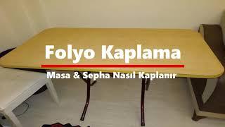 Folyo Kaplama Nasıl Yapılır? Yapışkanlı Folyo ile Masa Kaplama İşlemi