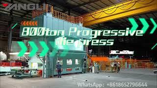 Yangli 800ton progressive die presses #yangligroup #progressivedie #automotive #mechanicalpresses