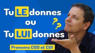 Les pronoms COD et COI en français : LE/LUI - LES/ LEUR - Etc.