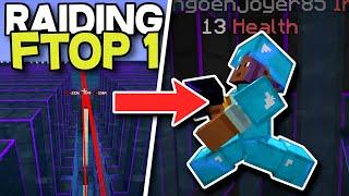 RAIDING THE *BEST* FACTION ON THE SERVER!!! (Minecraft Factions)