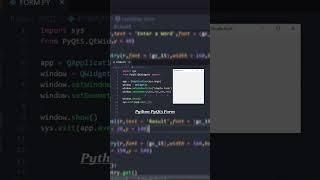 PyQt5 Form code -- Python @Pawansrikanth_2005 #pawansrikanth #pyqt5 #pythoncode #pyqt #python
