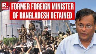 Former Bangladesh Foreign Minister Hasan Mahmud Detained At Dhaka Airport